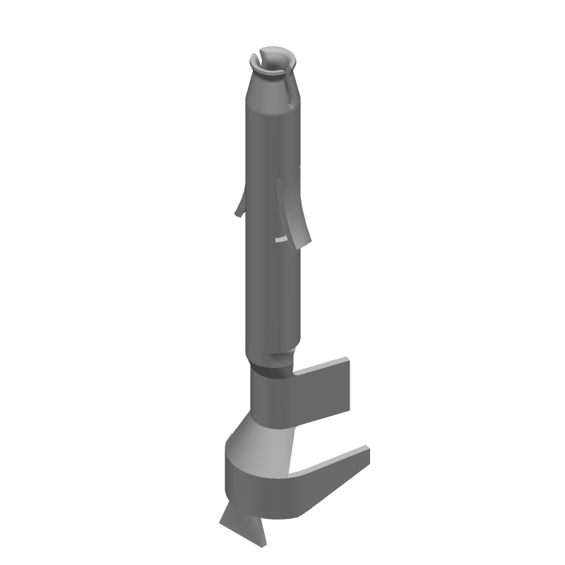 Female Crimp Signal/Power Contact, 11.2A, 600V, 16-20AWG