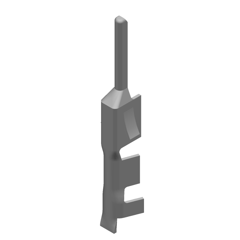 Power Pin, 20-24 AWG, 5A, Male, Tin/Gold