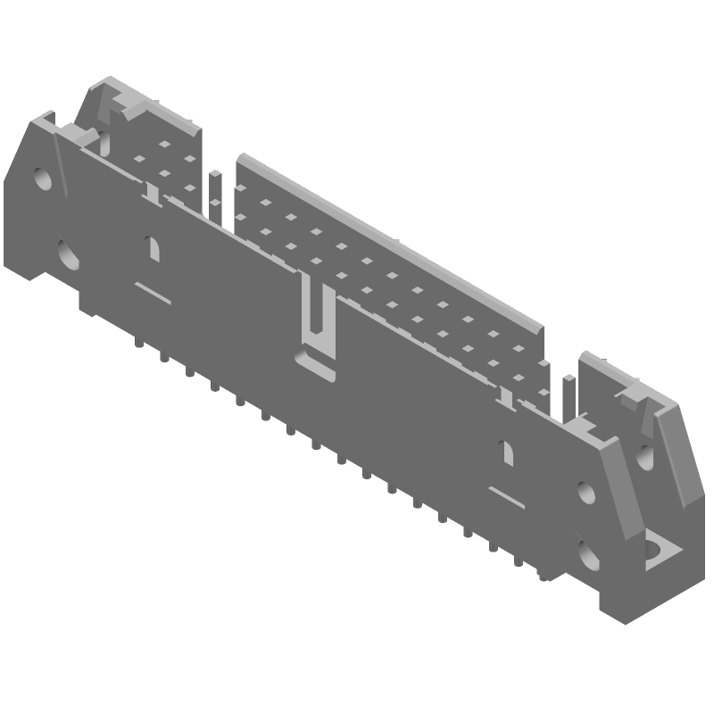 34 Pos 2.54mm Shrouded Header HDR, 1A, 250V, Gold, Thru-Hole