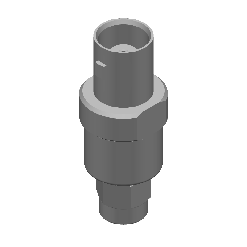 SMA Adapter, 4GHz, 50R, Straight, SS, Gold