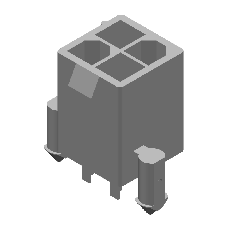 4P 9A 600V VRT HDR, Wire-to-Board, 4.2mm Pitch, Through Hole, UL94 V-0