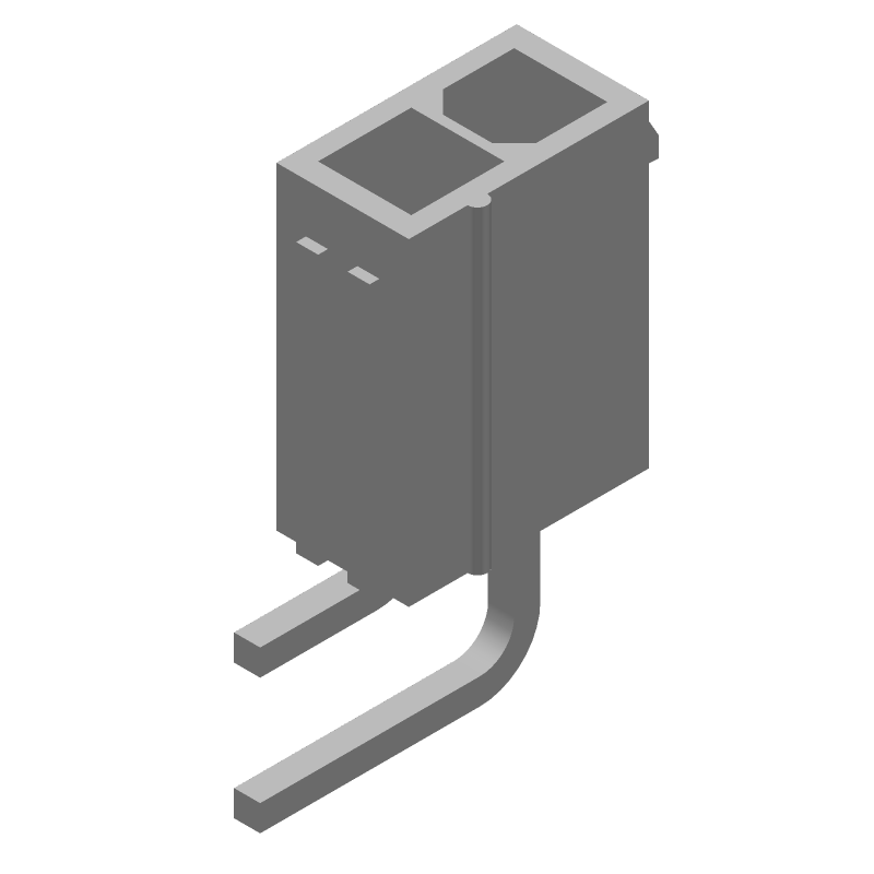 2 Pos Power Connector, 9A, 600V, 4.2mm Pitch, Solder RA TH
