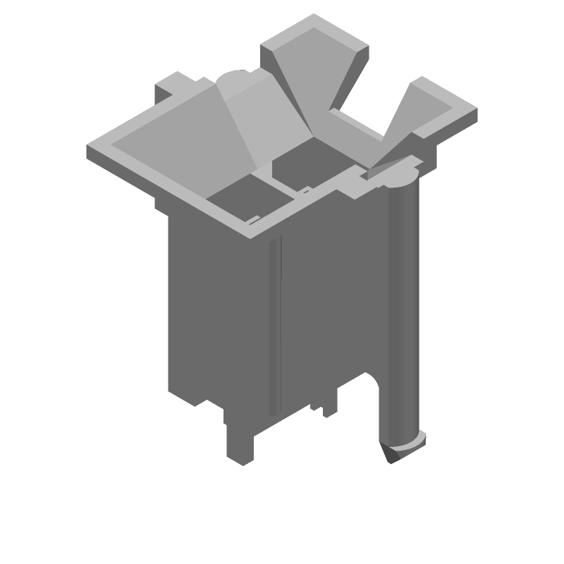 2 POS Power Connector, 9A, 600V, Straight, Solder, Thru-Hole