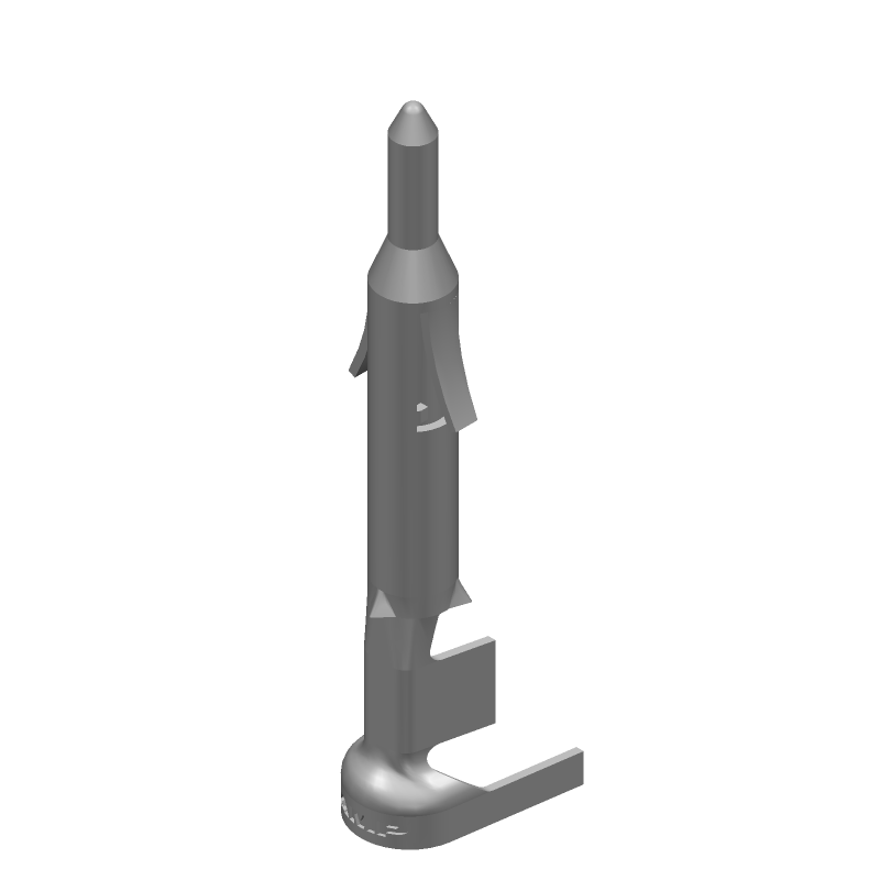 Male Crimp Signal/Power Contact, 7A, 18-22AWG, Tin/Bronze, Straight