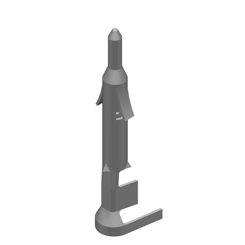 Power Contact Pin, Crimp, 7A, 600V, 18-22AWG, Tin Plated Bronze