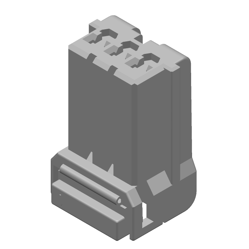 3P Wire-to-Wire Connector, PBT, Natural, Crimp, 3.5mm Pitch