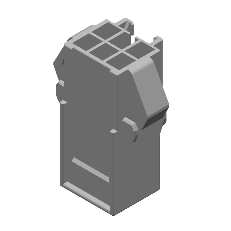 6 Pos 3.96mm Crimp Wire Housing, 7A, 600V, Straight