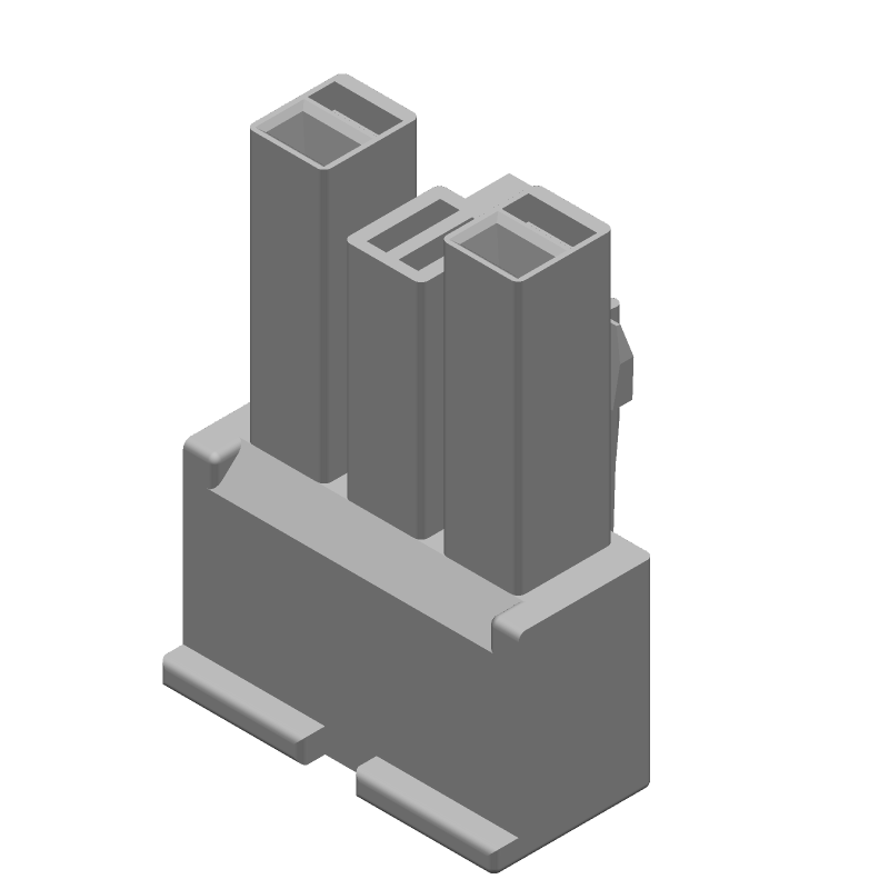 2 Pos Wire Housing, 7A, 300V, Crimp, ST, Cable Mount, Yellow