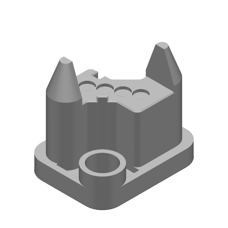 4 Pos Wire-to-Wire Plug Housing, Male Socket, 600V, UL94 V-0