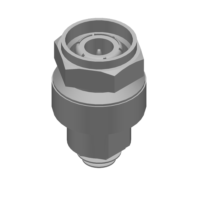 TNC RF Connector, Male, 0-7GHz, 50 Ohm, Crimp, Cable Mount, Straight