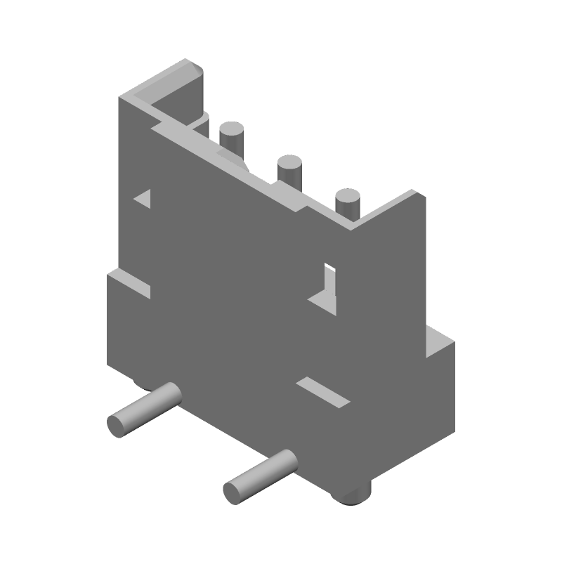 3 Pos 2mm Pitch Wire-to-Board Header, Straight, SMD, 4A, 125V