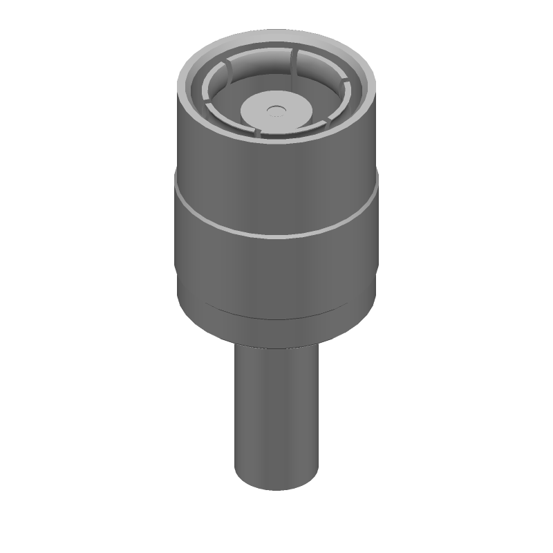 SMB RF Connector, Male, 75 Ohm, 4GHz, Crimp, Straight, Gold