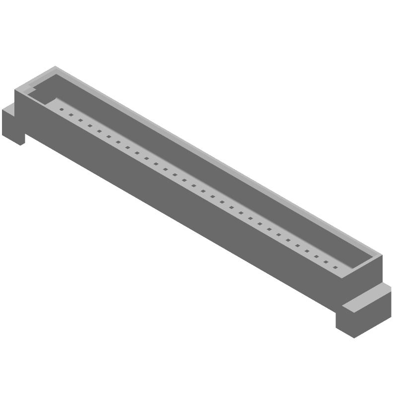 Connector Accessories Shroud Straight Glass Filled Polyester Gray Carton