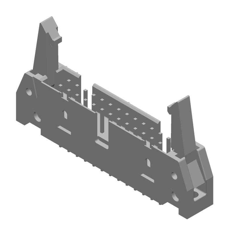 26 Pos 2.54mm Straight Header, Male, 1A, Gold/Tin
