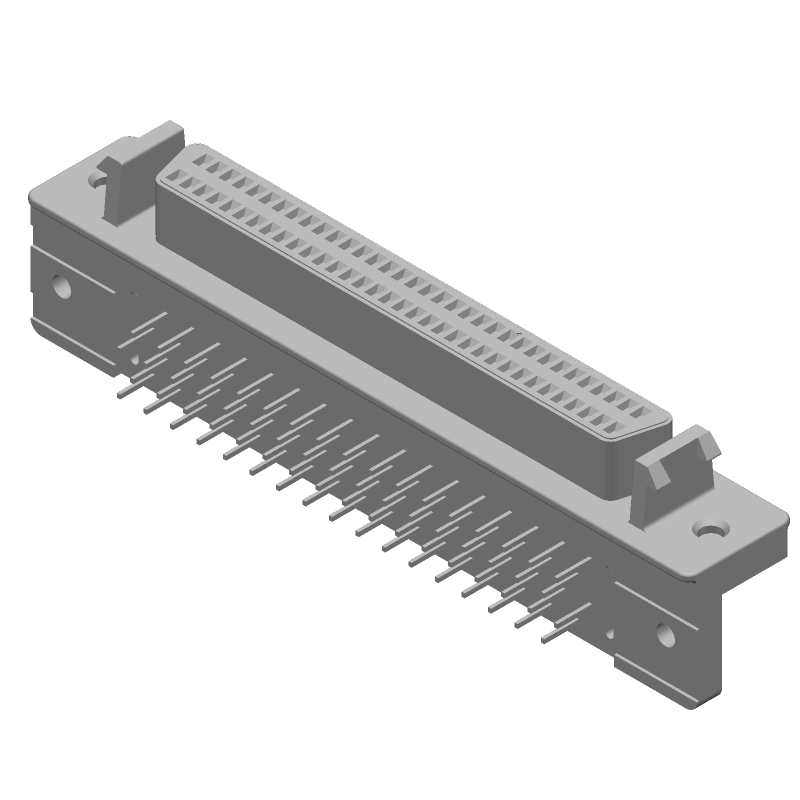 SCSI RCP 68 Pos RA Solder Thru-Hole 1 Port 30V 1A Gold