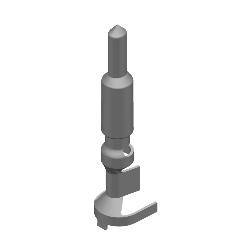 Male Crimp Signal/Power Contact, 19A, 600V, 14-20AWG, Tin