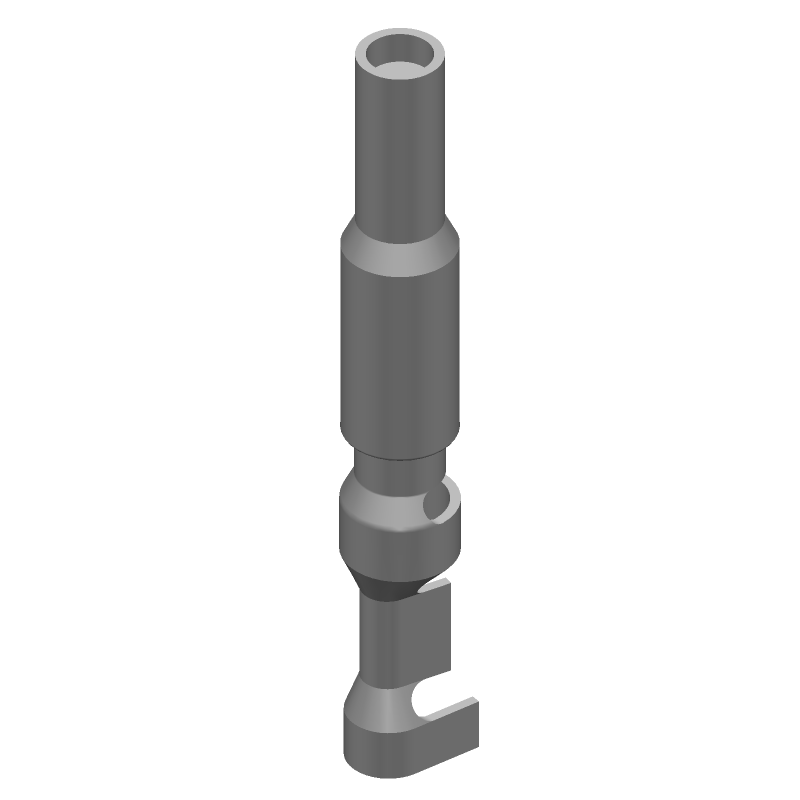 Female Crimp Power Connector 7A 600V 18-24AWG Tin Bronze