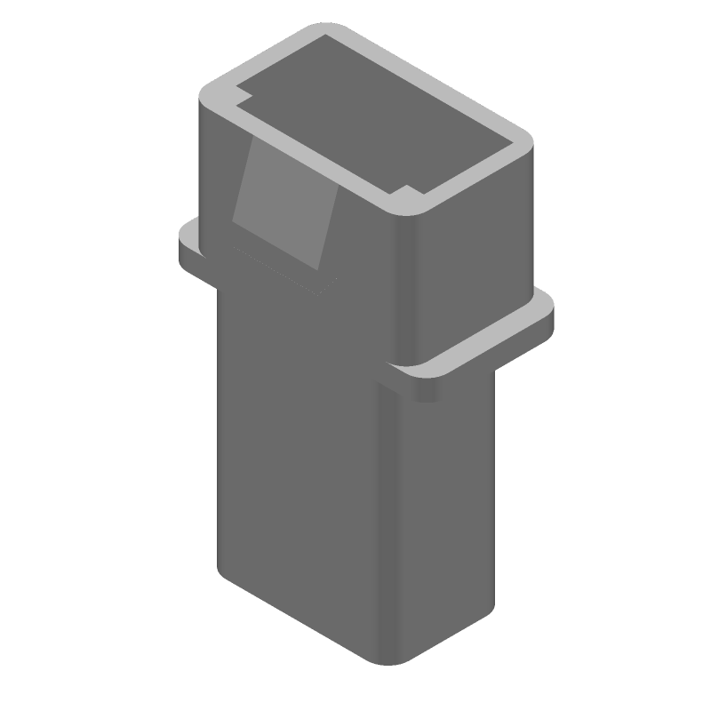 2 Pos 5.08mm Wire Housing, Female, Crimp, Straight, Black