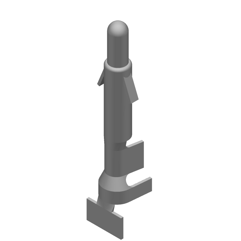 Universal MATE-N-LOK Male Pin, 19A, 600V, Crimp, Wire-to-Wire