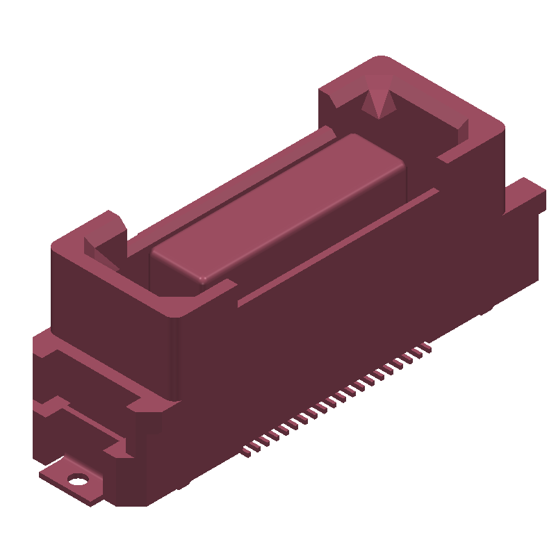 Conn Board to Board RCP 40 POS 0.5mm Solder ST SMD Tray