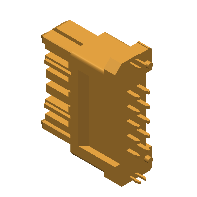 5 Pos 3.81mm Pitch Straight Header, Gold, 10A, 250V