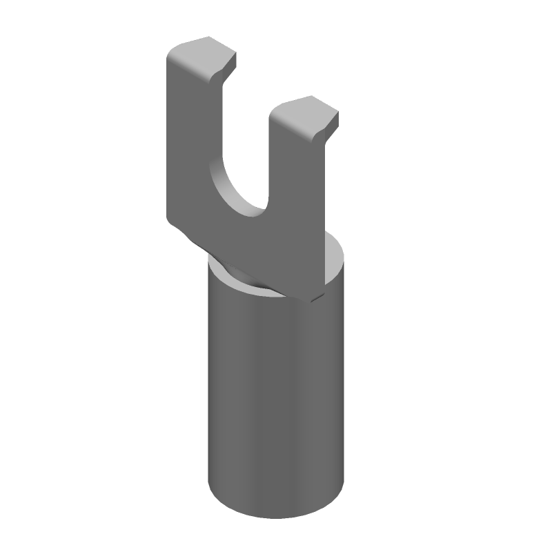 Crimp Terminal, 10-12AWG, Copper/Tin, Insulated, 600V