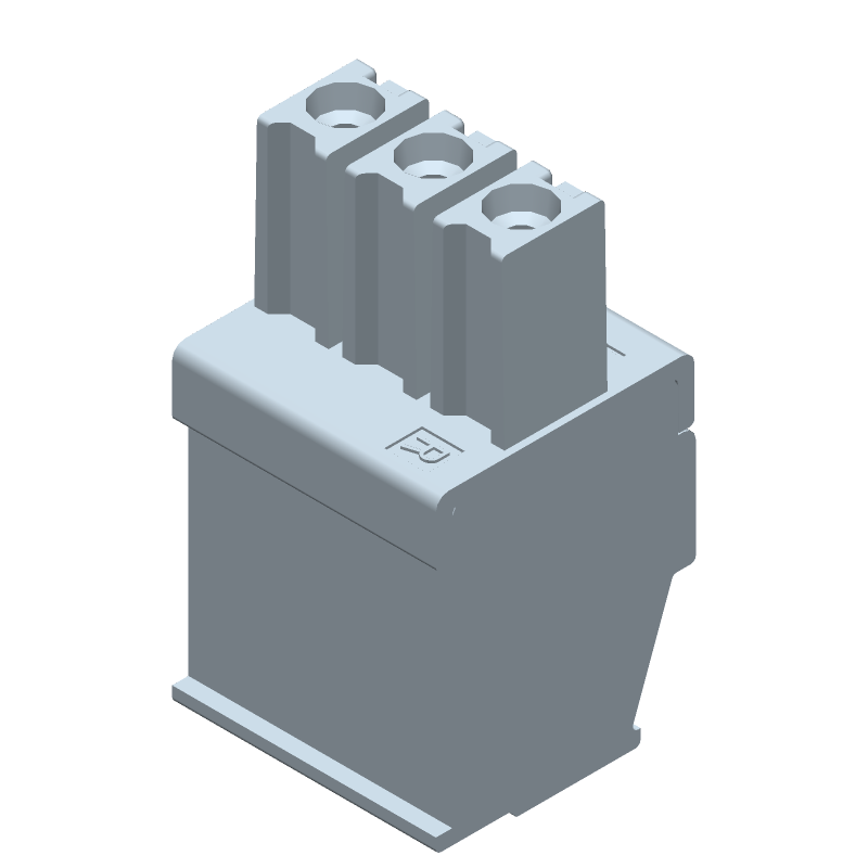 3 Pos 3.5mm Screw Terminal Block, 11A, 300V, Green