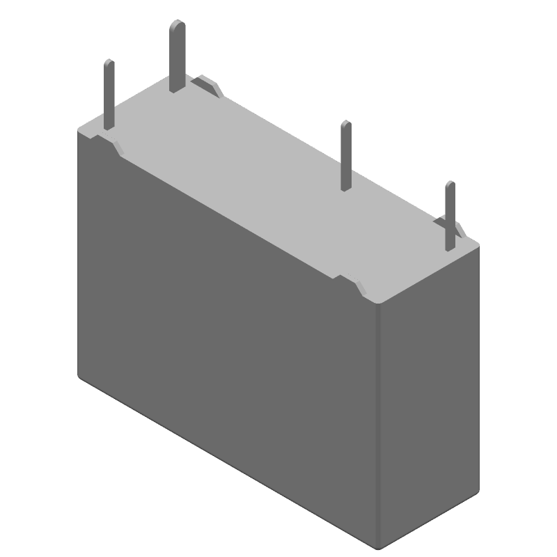 12VDC 3A SPST-NO Power Relay, THT, 250VAC