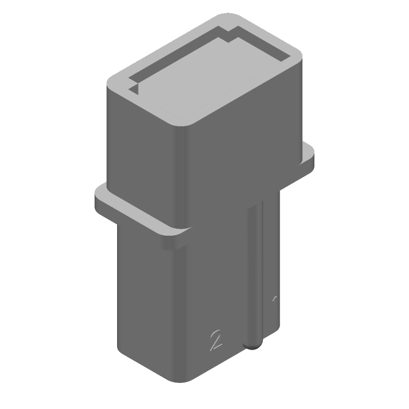2 Pos 5.08mm Wire Housing, Receptacle, Crimp, 13A, 250V