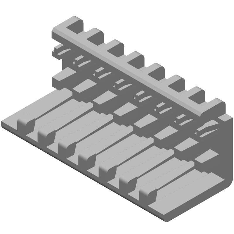 Connector Accessories Strain Relief Cover Straight Nylon White