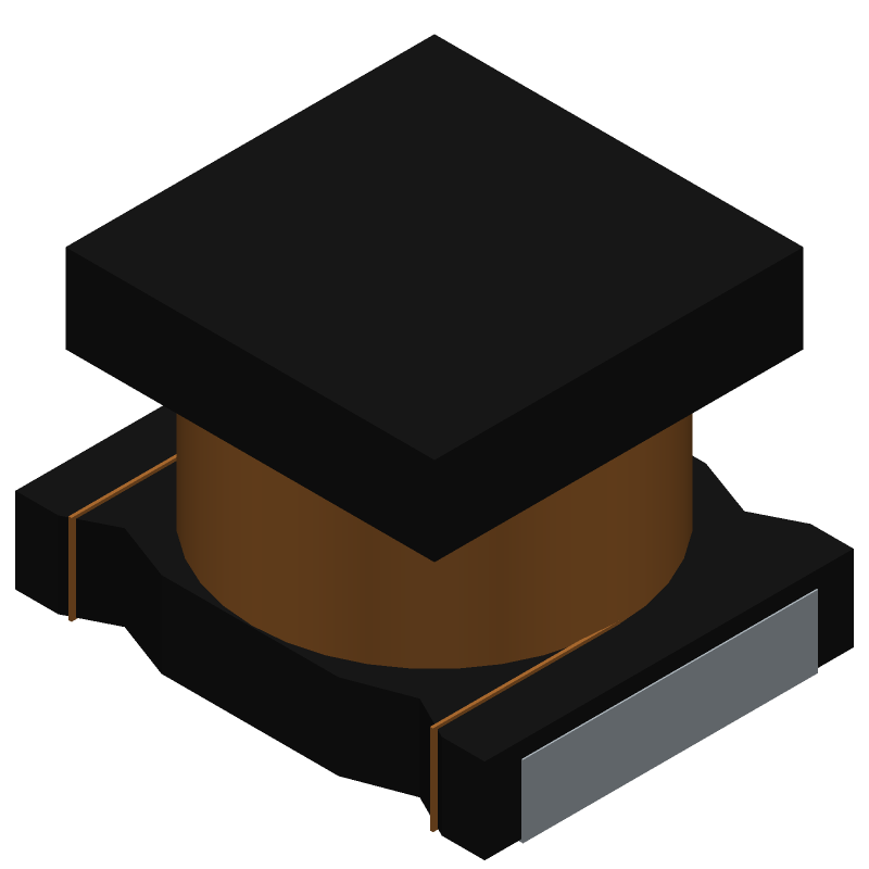 150uH 5% Wirewound Inductor, 70mA, 1MHz, 1210 SMD, Ferrite