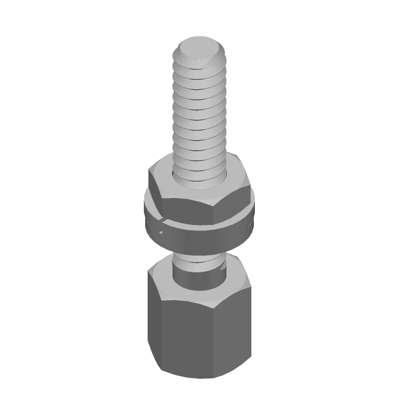 Connector Accessories Screw Straight Individual