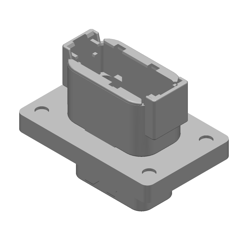 12 Pin Male Crimp Wire Housing, 7.5A, 125°C