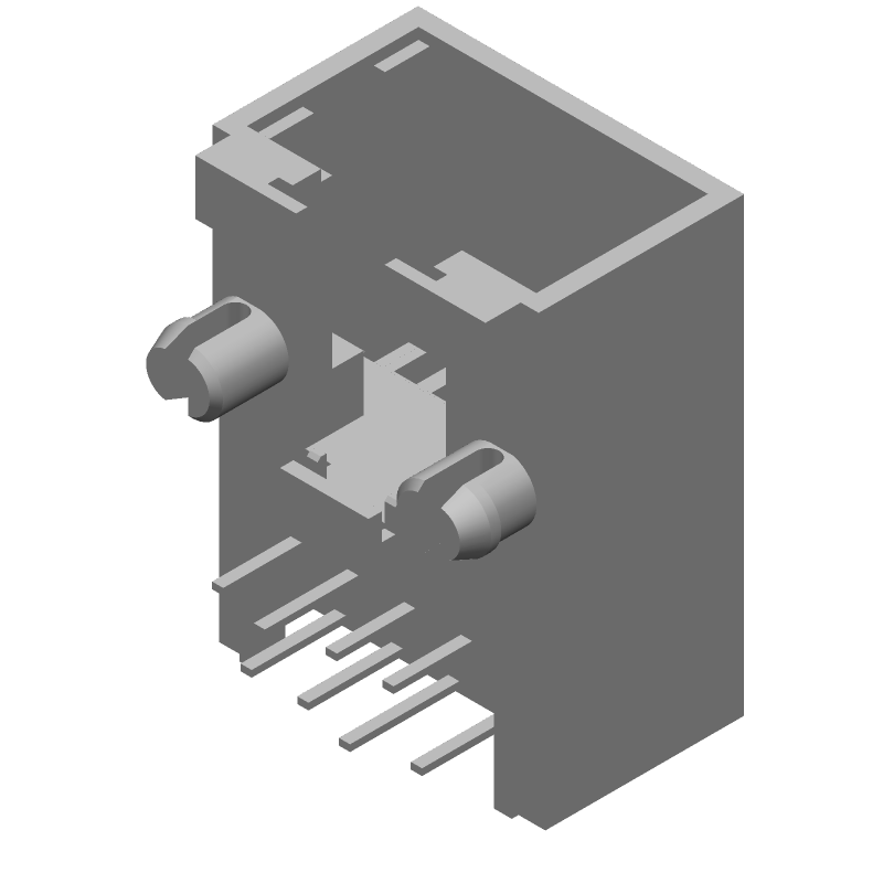 8 CONTACT(S), FEMALE, TELECOM AND DATACOM CONNECTOR, SNAP FIT, JACK