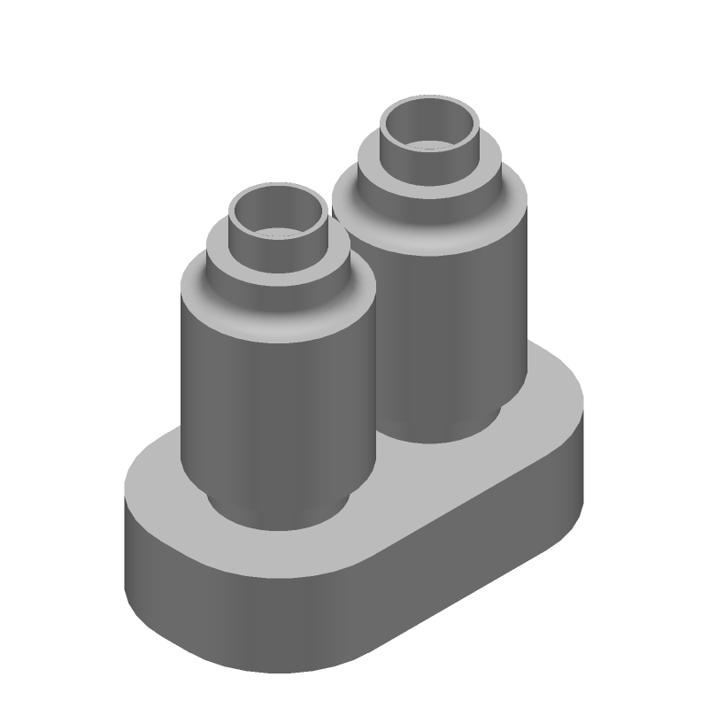 2-Pos Wire-to-Wire Connector, 600V, 9.5A, IP56, 4.14mm Pitch