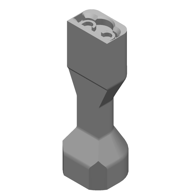 Female Receptacle, 16-14 AWG, Brass/Tin, Insulated Nylon, Blue