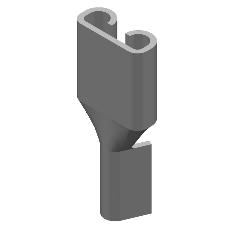 Quick Disconnect Terminal 22-26AWG Brass RCP 8.31mm Tin T/R