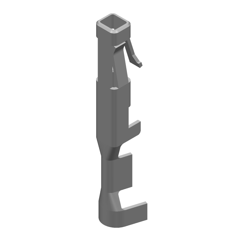 Power Crimp Connector Female 5A 250V Tin/Gold