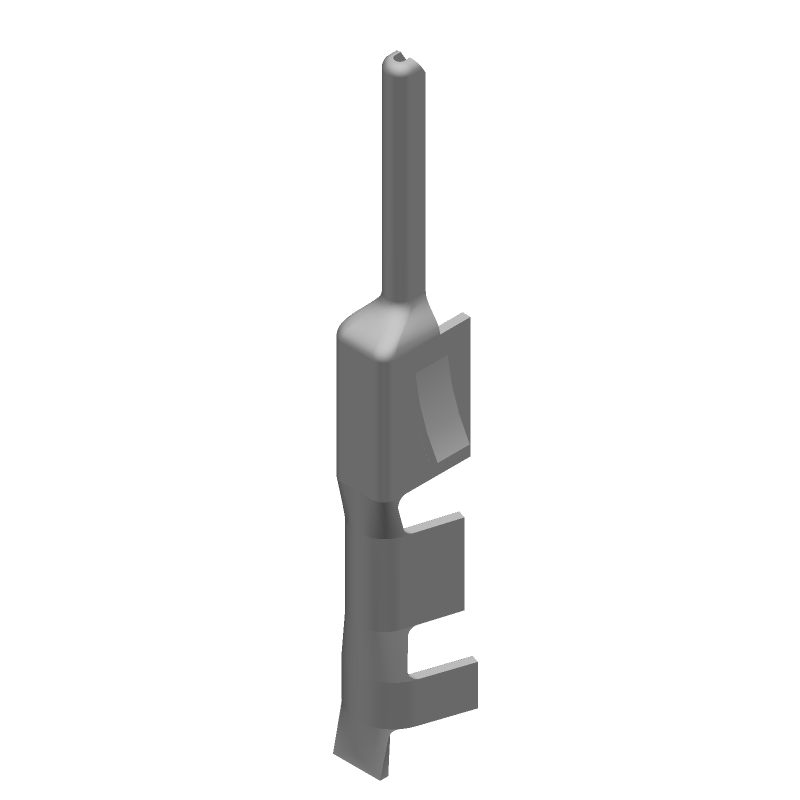 Power Pin, 20-24AWG, 5A, Tin/Gold, Male, Crimp