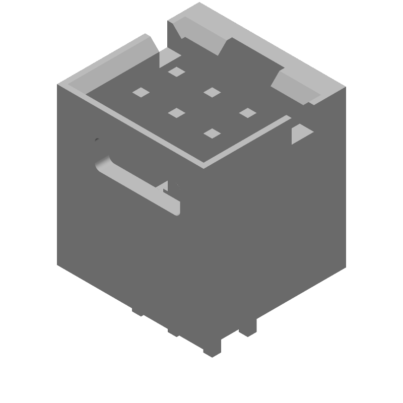 6 Pos 2 Row Straight Header, 2.54mm Pitch, 3A, Gold/Tin