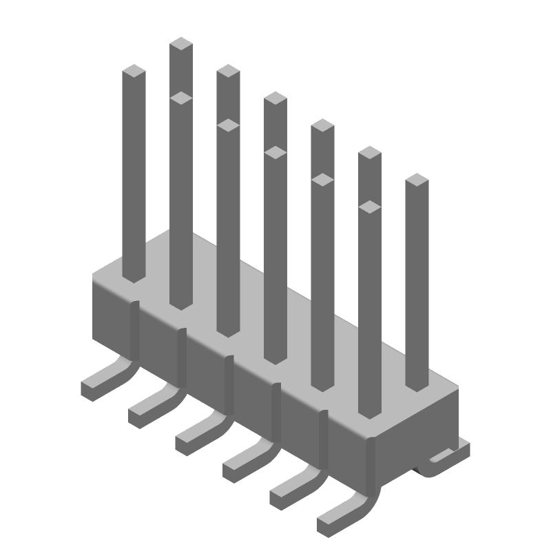 Conn Unshrouded Header PIN 12 POS 2.54mm Solder ST SMD Tube