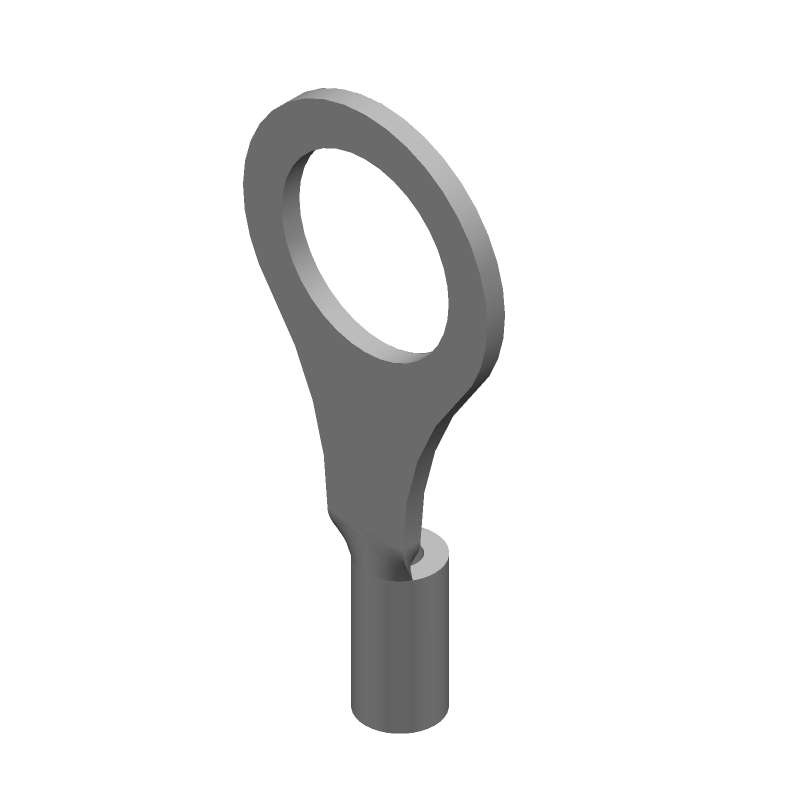 Ring Terminal, Copper, Tin Plated, 26AWG, M4 Stud