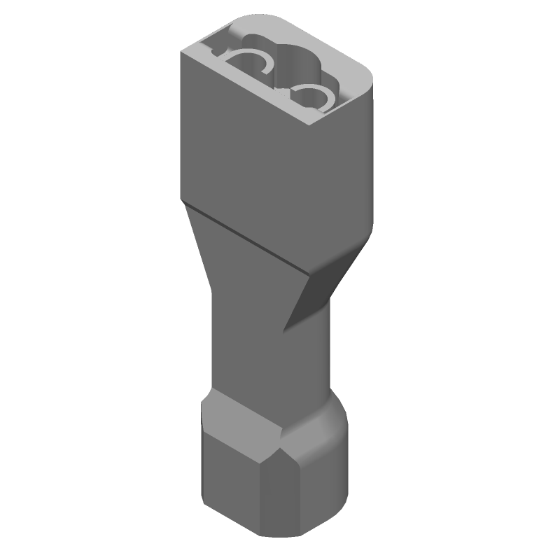 Fast Receptacle, 14-16 AWG, Brass/Tin, Nylon Insulated, 600V