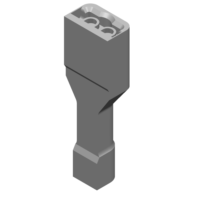 Violet Insulated Receptacle, Brass/Tin, 26-22 AWG