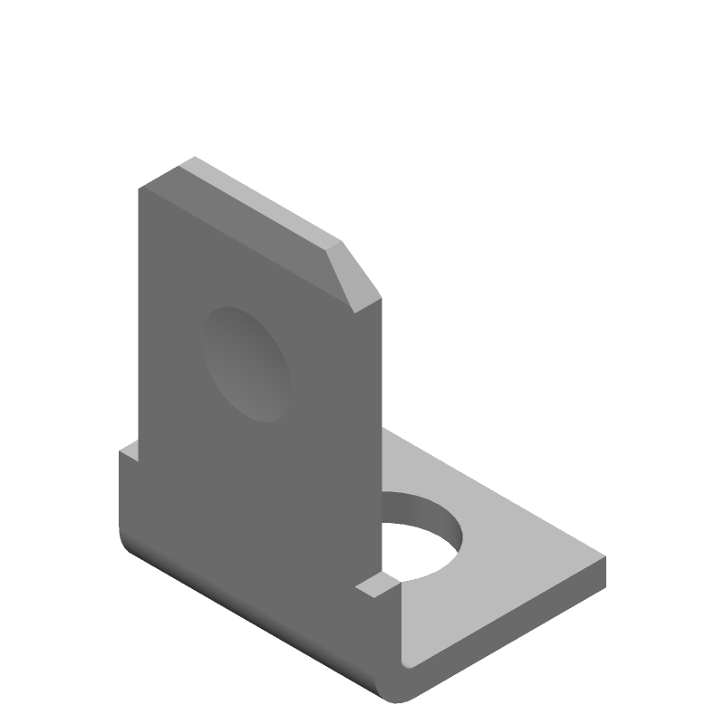 Right Angle Male Brass Terminal, Tin Plated, 0.25" Tab