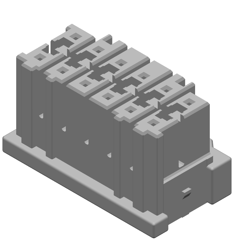 12 Pos Wire Housing, 4A, 250V, Crimp, ST, Natural