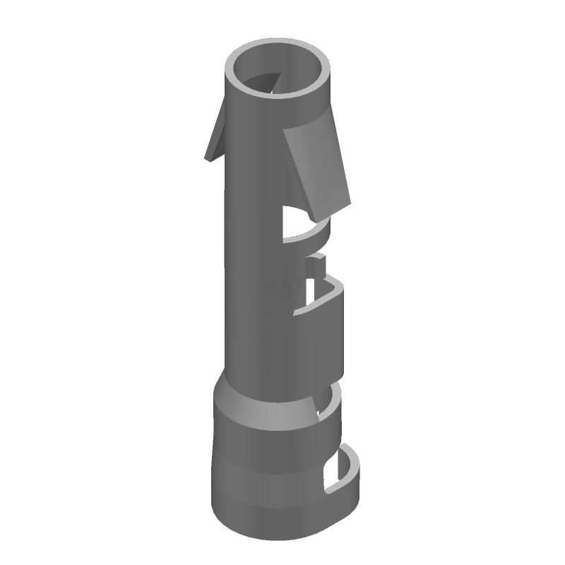 Signal Contact Receptacle Crimp 10-14AWG Tin Brass 28A 250V