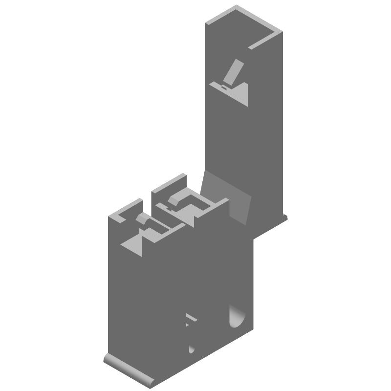 3 Pos Receptacle, Nylon, Quick Connect, Straight