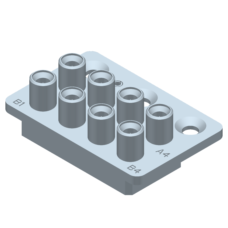 8 POS VITA 67.2 RF MODULE,BACKPLANE,SMPM