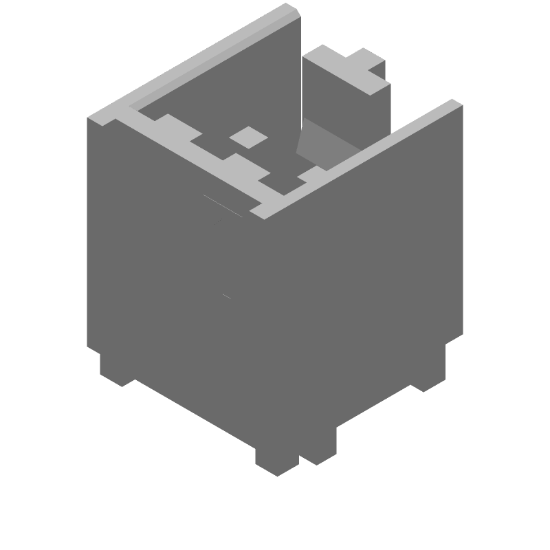 2 Pos Shrouded Header, 7A, 600V, 3.96mm Pitch, Solder ST